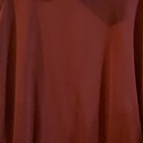 Isabel Maternity Long Sleeve Cowl Neck Top In Deep Burgundy / Maroon - Picture 4 of 4